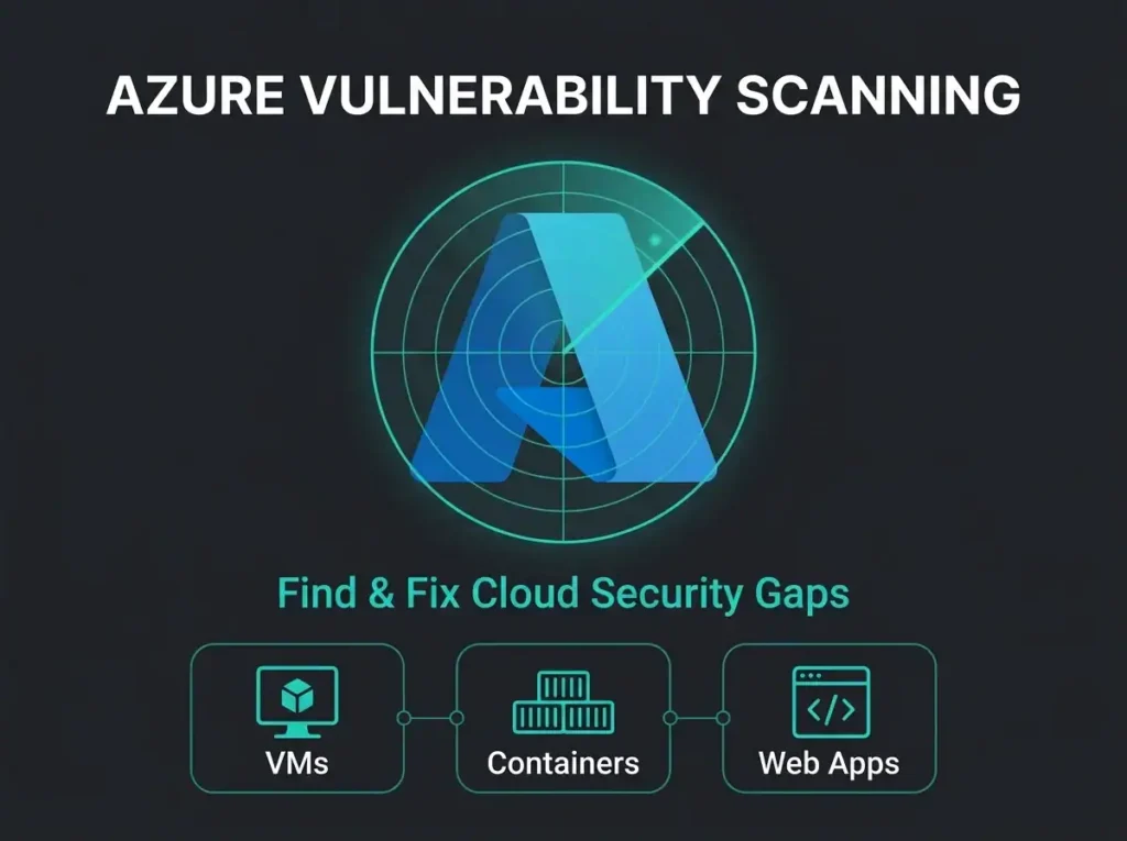 Featured image for azure vulnerability scanning blog post on falconersecurity.com