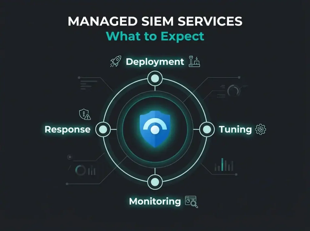 Featured image for managed siem services blog post on falconersecurity.com