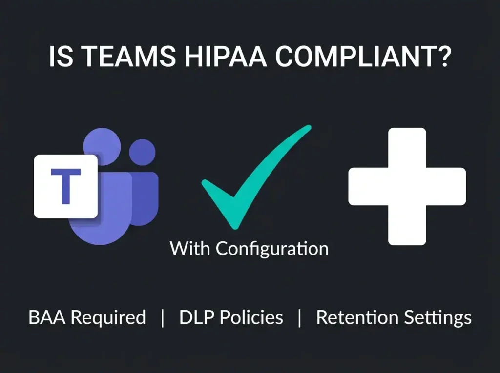 Featured image for microsoft teams hipaa compliant blog post on falconersecurity.com