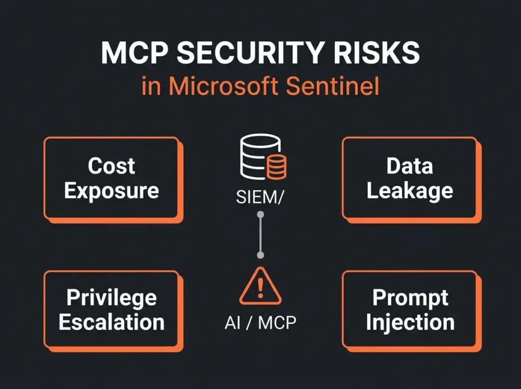 Featured image for sentinel mcp security risks blog post on falconersecurity.com